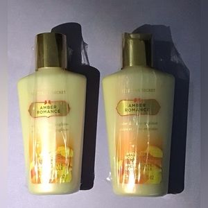 NEW unopened Victoria's Secret Amber Romance Scented Lotions - travel size